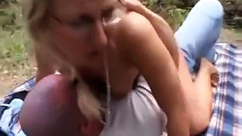 Hot Sex Blonde Milf Fucked Outdoor