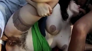 Hot French Orgy In The Woods With Several Sluts And A Horny Shemale