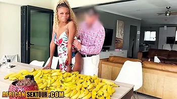 Black Massive Knockers Servant Deep Throat Gag