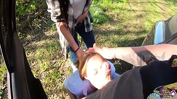 Girlfriend Loses Rock-paper-scissors And Have To Suck Off Fellow Traveler - Epic Facial - Black Lynn, Simon Winternight And Vicky Sixxx