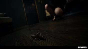 Monster Fucked - Cute Nerdy Girl Gets Her Pussy Wrecked By Toilet Monster With Hentai Anime And Leana Lovings