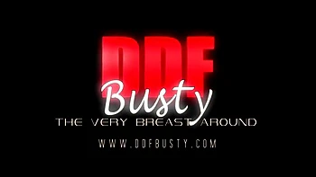 Busty tanned brunette babes..