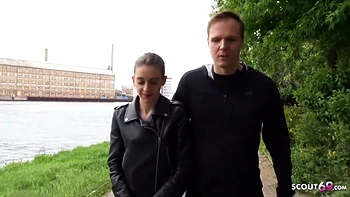 Anal For Petite 18yr Young Cheating Girl At Street Casting - Small Tits