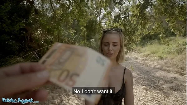Public Agent Cute Spanish Blonde Lya Missy Fucked in the Forest