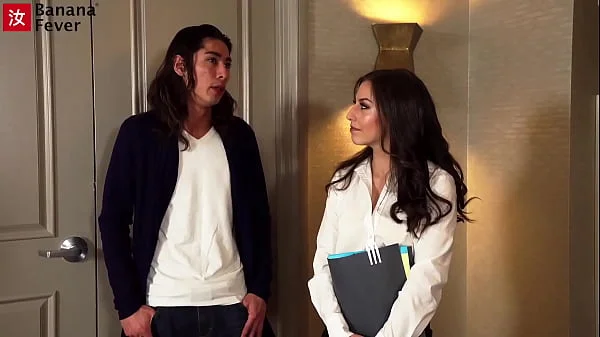 Spencer, Real Estate Agent Gets Her Pussy Pounded By Ripped Asian Guy - BananaFever AMWF