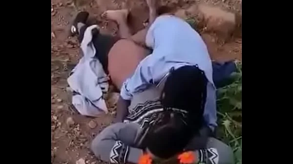Old couple fucking outdoor in South Africa