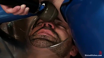 Mistresses Had A Party Drenched Slave Face In Squirt