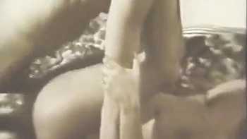 Vintage Threesome Black And White Sex Film