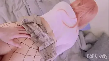 Teen in Skirt quick Fucked Anal and Pussy