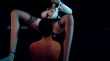 3D Huge Boobs Cosplay Girl Wearing Hot Dress Got Fucked so Hard