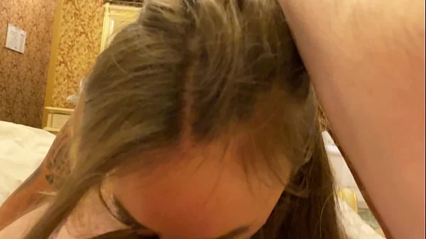 He Cum In Monika Fox Mouth After A Hot Blowjob And Masturbation