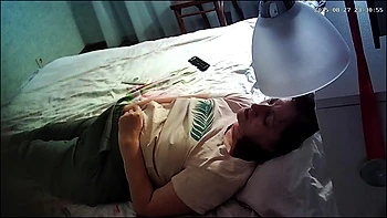 woman having fan and caught