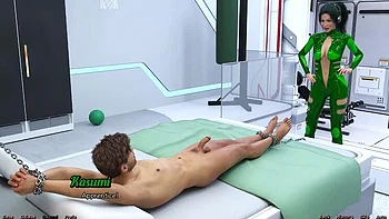 Stranded In Space 176 - Horny Asian Virgin Teen Gives Handjob & Swallows Cum