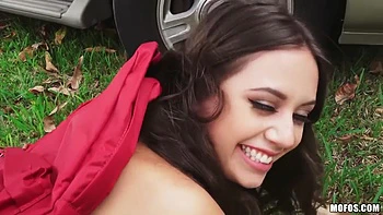 Cute Teen 18+ Grinds On Big Dick - Outdoor And Car Sex With Gorgeous Brunette Lucy Doll