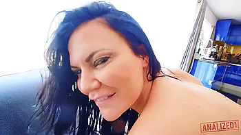 Huge-titted Dark-haired Jasmine Jae Gets Her Flawless Booty Pummeled Firm