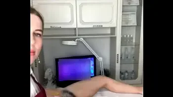 Depilation for a very sexy girl, during the procedure I got very wet, could I resist stroking her?