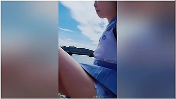 [intro] Personal Shooting Of Uniformed Girls Who Had Come For Seaside Learning