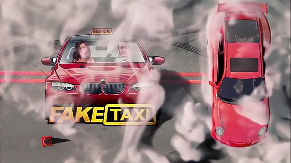 FAKE TAXI WITH A GIRL FROM EXCORT