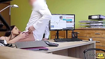 Brunette Babe - Is Ready For Anal Sex To Open Tattoo Studio