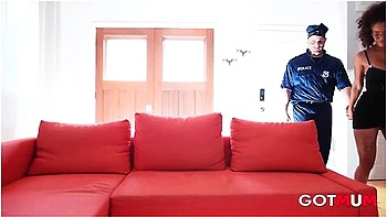 A Beautiful Black Milf With Big Boobs Fucked By The Police