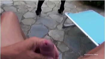 Alexandra Wett - Caught By Stepbrother! After The Gangbang, Hairy Pussy Licked And Fucked