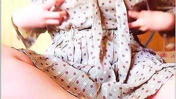 Wet Pants Show Off Masturbation Chubby Japanese Amateur [homemade]