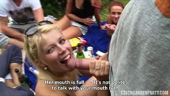 Czechgardenparty001part2: Blowjob, Missonary  Big Tits Porn