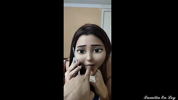 My step Sister-in-Law is my Whore She Sucks My Cock While Talking to Her Husband on the Phone NTR
