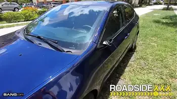 Roadside - BBW Bess Breast Dicked Down By Mechanic's Big Dick