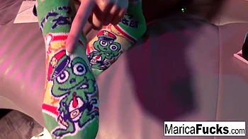 Marica Gets A Gift Box Of Sex Toys To Use! With Marica Hase