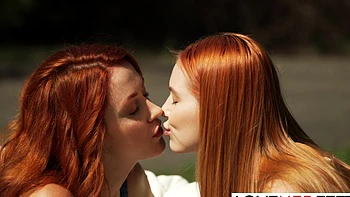 Lesbian Couple Cherry Candle And Leya DeSantis Slurping Their Feet