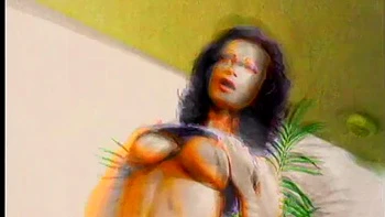 Petite brunette in black nylons twat fucked