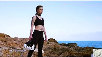 Boxer Tied Up And Spanked Before Rimming Her Dom Along The Balearic Sea - Real Domination