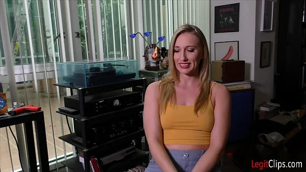 Blonde beauty Riley Reyes has a semen fetish!