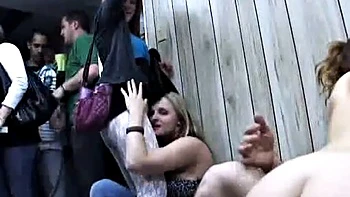 College Frat and Sorority Watching Group Sex