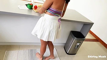 Sausage Party. My Wife's Busty Bestie Needs Help In The Kitchen