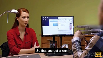 LOAN4K. Carefully drilling tight vagina lender thinks about loan amount: Porn