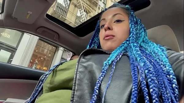 Squirting in NYC traffic !! Zaddy2x