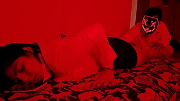 Busty And Big-assed Stepdaughter Fucks Her Perverted Stepfather On Halloween