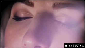 Horny Blonde Masturbates Hard In A Bondage Cage