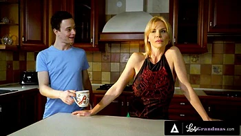 LUSTY GRANDMAS - Busty Granny Nadya Basinger Bangs Her Old Charge Nikki Raw: Porn