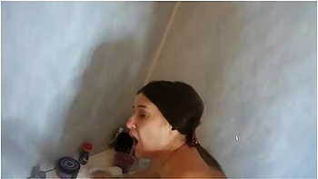 Peeping On A Friends Wife In The Bathroom And Then Fucking Her There! - Tumanova Alina