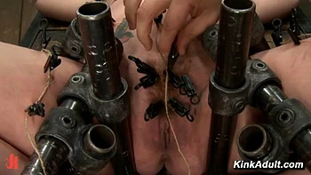 Intense Device Bondage Andy Gets Fucked