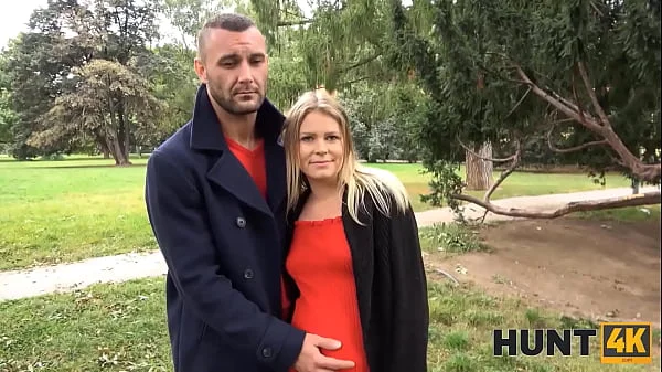 HUNT4K. Loser hubby watches how his pregnant wife gets nailed by stranger
