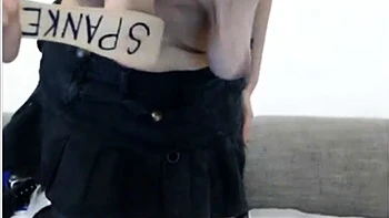 Submissive Webcam Girl with Saggy Breasts