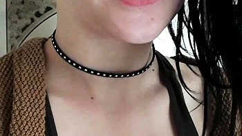 Small titted brunette amateur anal nailed at home