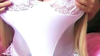 Big boobs milf masturbates with her dildo