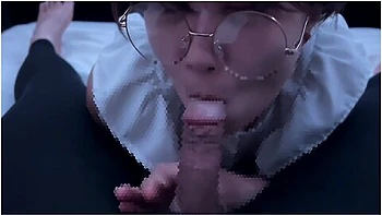 M Glasses Girl Who Is Made To Suck Deep Into Her Mouth And Gokkun I Love Dick