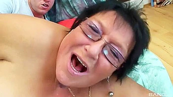 Czech Fat Granny And Young Stud