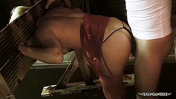 Bound Blond Girls Get Their Tight Butts And Cunts Fucked Hard